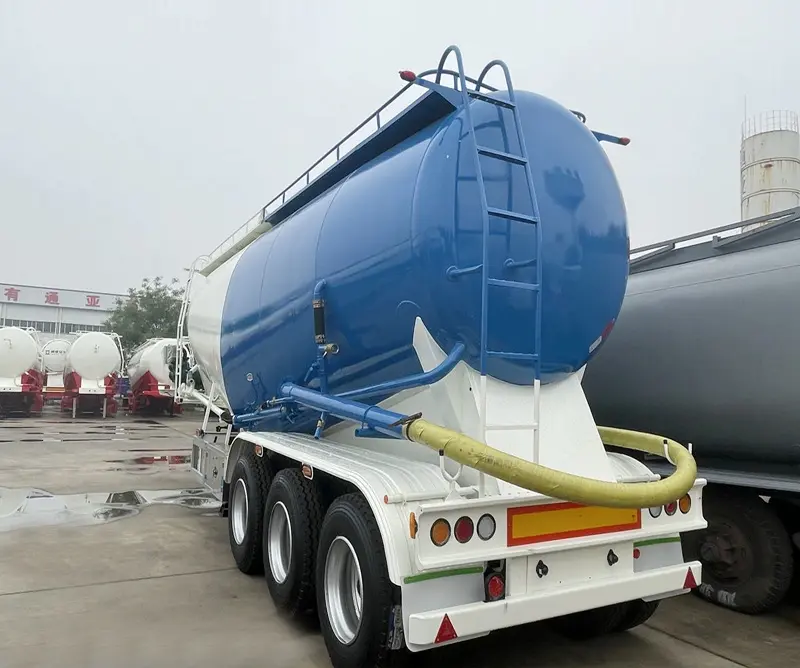 bulk cement tank semi trailer