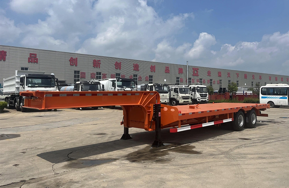 TONGYA 30T Low Bed Semi Trailer cover