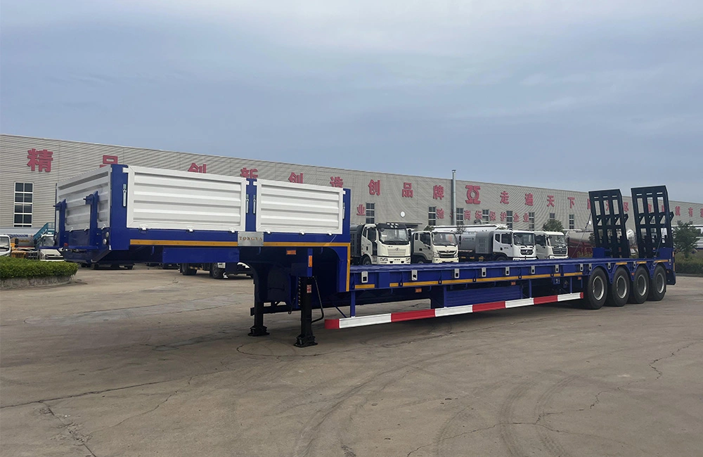 TONGYA 80T Low Bed Semi Trailer cover