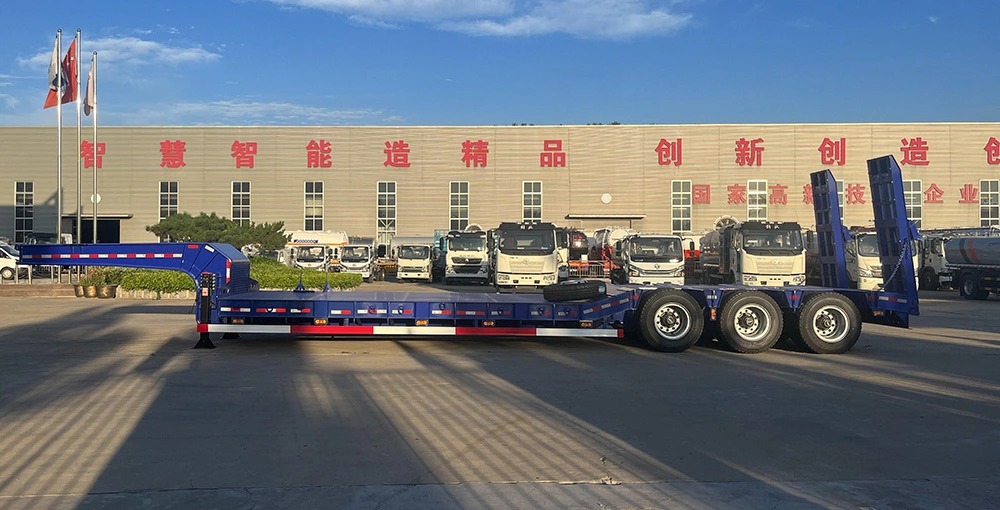 low bed trailer