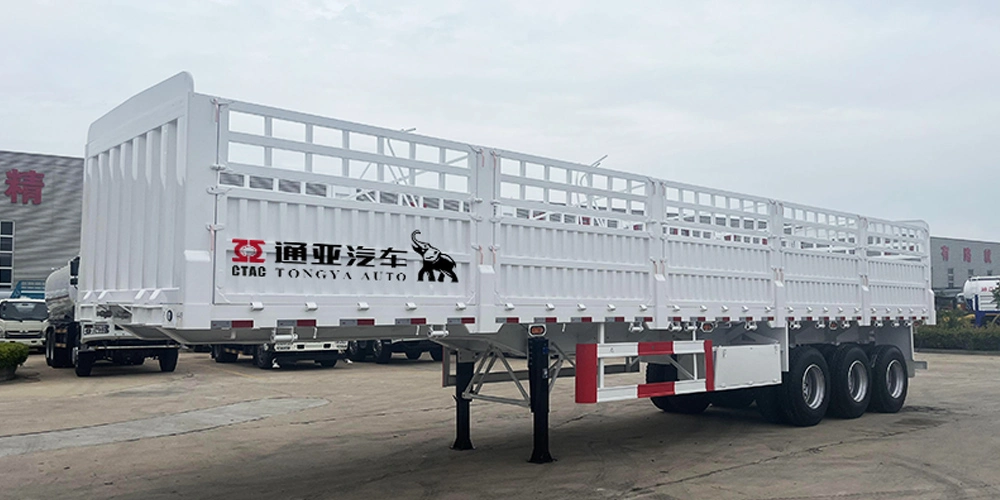 12.5M Tri Axle Fence Semi Trailer for Sale