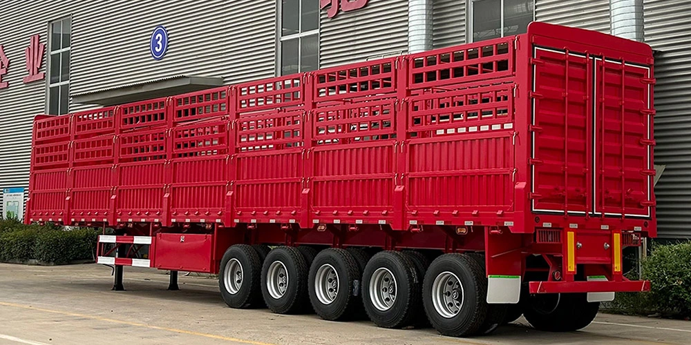 80 Ton Fence Cargo Semi Trailer for Sale Price