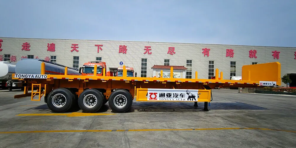 Side Dump Flatbed Semi Trailer