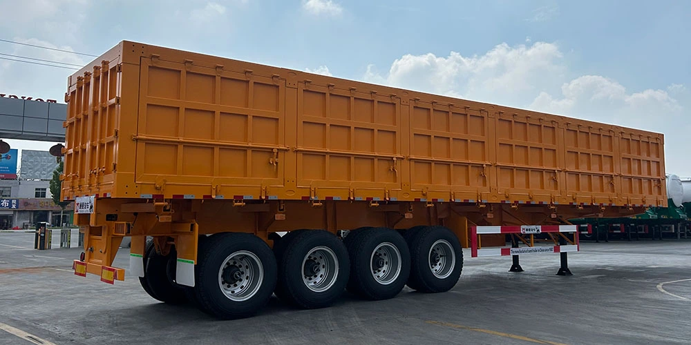 New 4 Axle Side Tipper Semi Trailers