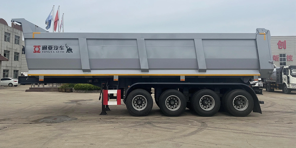 4 Axle 60 Cubic Tipper Semi Trailer