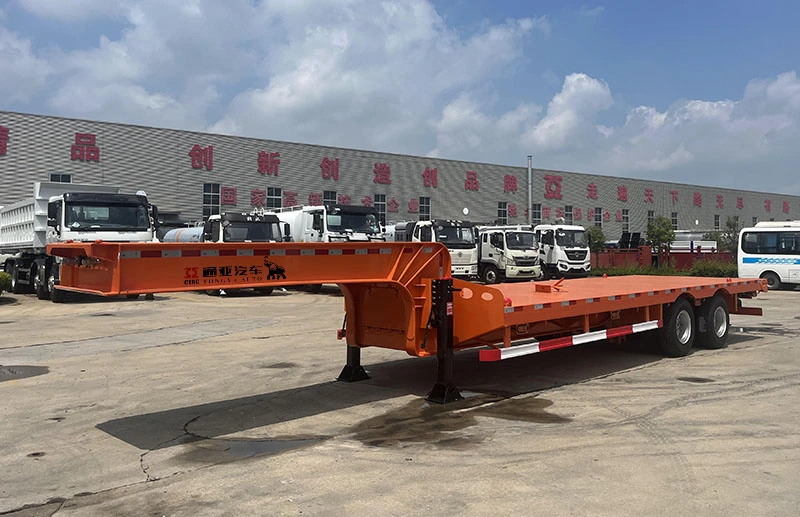2 Axle Low Bed Semi Trailer