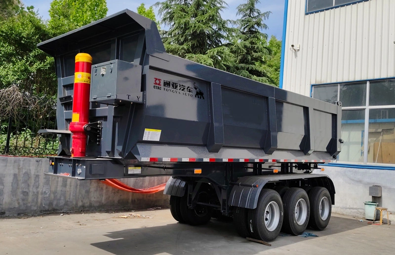 3 Axle Dump Semi Trailer