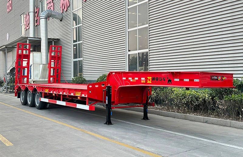 3 Axle Low Bed Semi Trailer