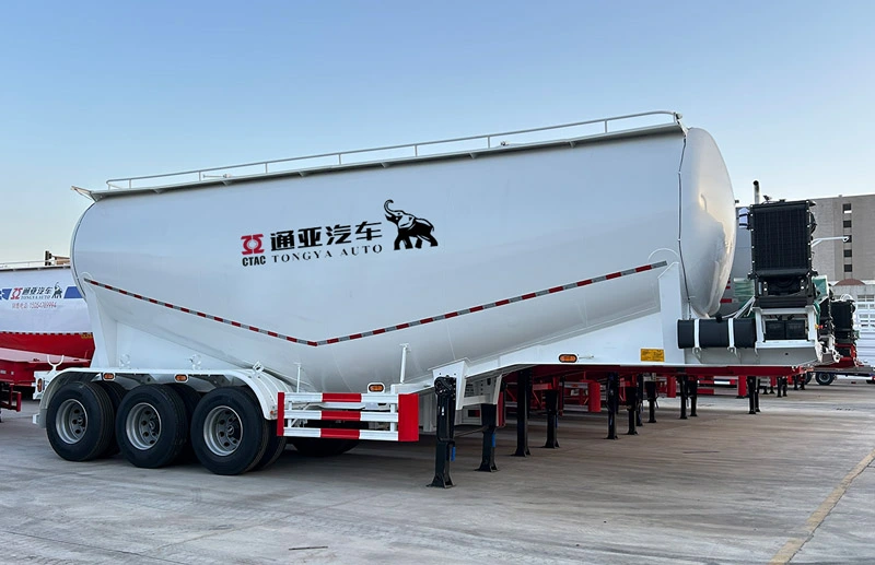 3 Axle Bulk Cement Tanker Semi Trailer