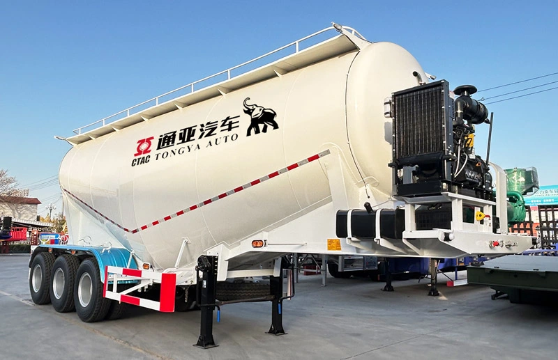 3 Axle Bulk Cement Tanker Semi Trailer
